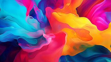 AI generated Liquid Abstract Background photo