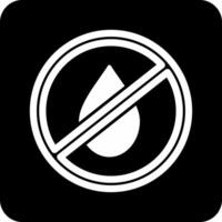 No Water Vector Icon