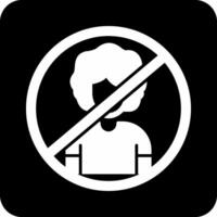 Person Not Allowed Vector Icon