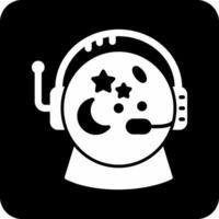 Astronaut Helmet Vector Icon