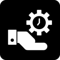 hora administración vecto icono vector