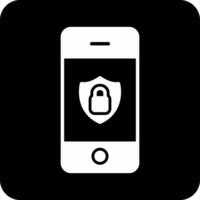 Mobile Security Vector Icon