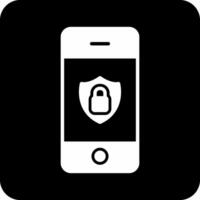 móvil seguridad vecto icono vector