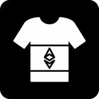Ethereum Tshirt Vector Icon