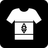 Ethereum Tshirt Vector Icon