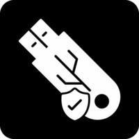 Usb Secure Vector Icon