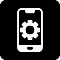 Mobile Setting Vector Icon