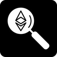 Ethereum Search Vector Icon