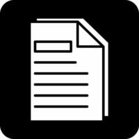 Page Vector Icon