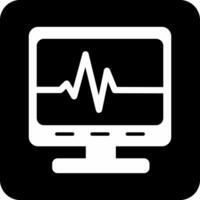 Ecg Reading Vector Icon