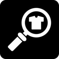 Cloth Search Vector Icon