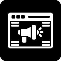 Online Advertising Vector Icon