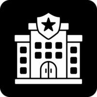 policía estación vecto icono vector