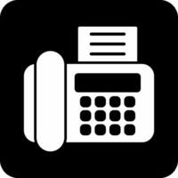 Fax Machine Vector Icon