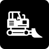 Bulldozer Vector Icon