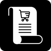 Shopping List Vector Icon