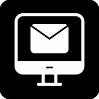 computadora correo electrónico vecto icono vector