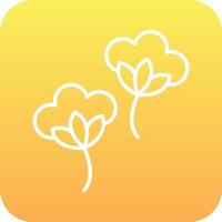 Cotton Flowers Vector Icon