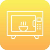 Microwave Oven Vector Icon