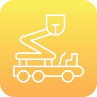 Boom Lift Vector Icon