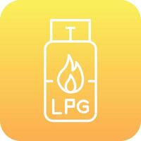 Gas Cylinder Vector Icon