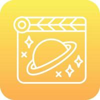 Space Film Vector Icon