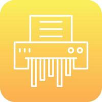 Paper Shredder Vector Icon