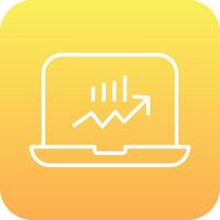 Stocks Monitoring Vector Icon