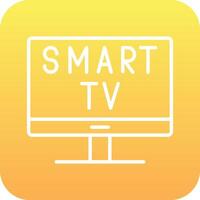 inteligente televisión vecto icono vector