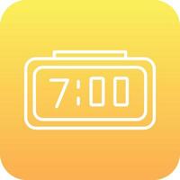 Digital Clock Vector Icon