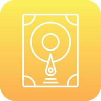 Hard Disk Vector Icon