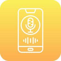 Voice Assistant Vector Icon