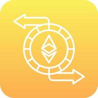 Ethereum Exchange Vector Icon