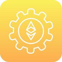 Ethereum Setting Vector Icon