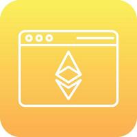 Ethereum Browser Vector Icon