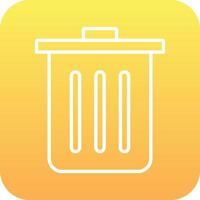 Dustbin Vector Icon