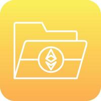 Ethereum Folder Vector Icon