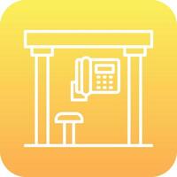 Telephone Box Vector Icon