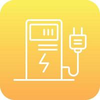 eléctrico cargar vecto icono vector