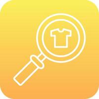 Cloth Search Vector Icon