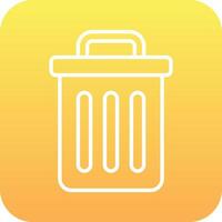 Trash Bin Vector Icon