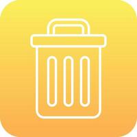 Trash Bin Vector Icon