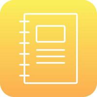 Notepad Vector Icon