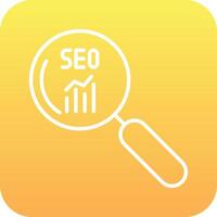 Seo Search Vector Icon