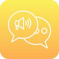 Marketing Conversation Vector Icon