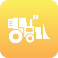 Bulldozer Vector Icon