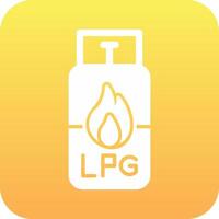Gas Cylinder Vector Icon