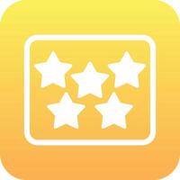 Five Star Vector Icon