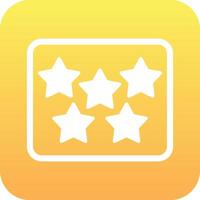 Five Star Vector Icon