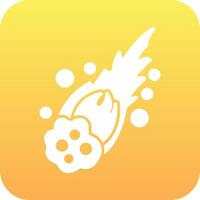 Meteor Vector Icon